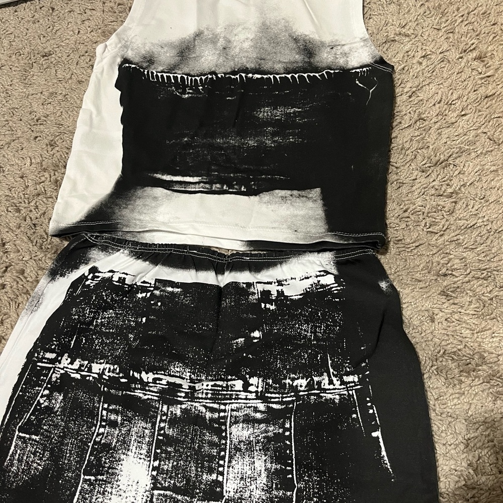 JADED LONDON TWO PIECE SKELETON SET SIZE SMALL (stretchy) worn once in photo